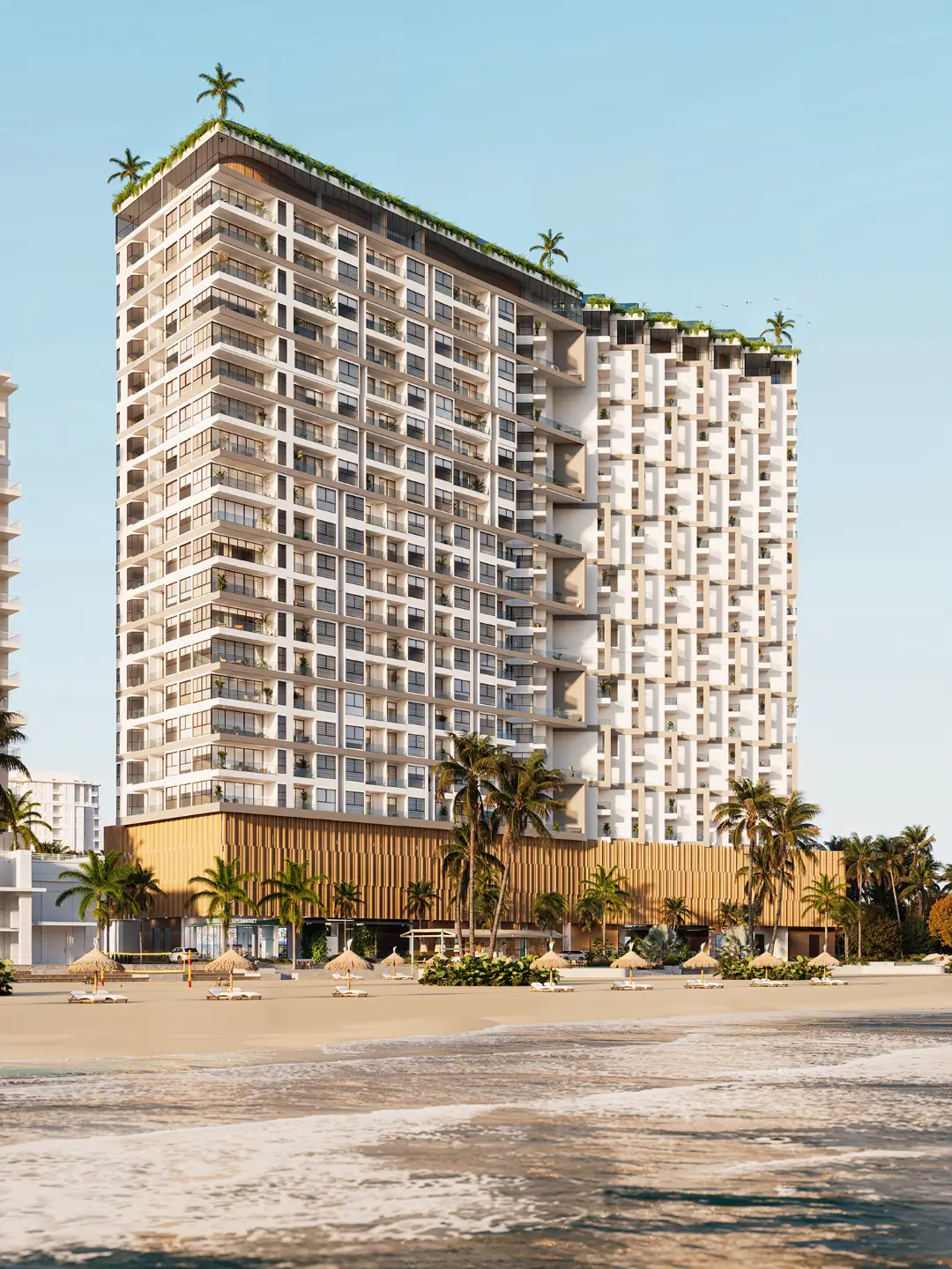 Apartamentos Porto Sabbia frente al mar en Santa Marta
